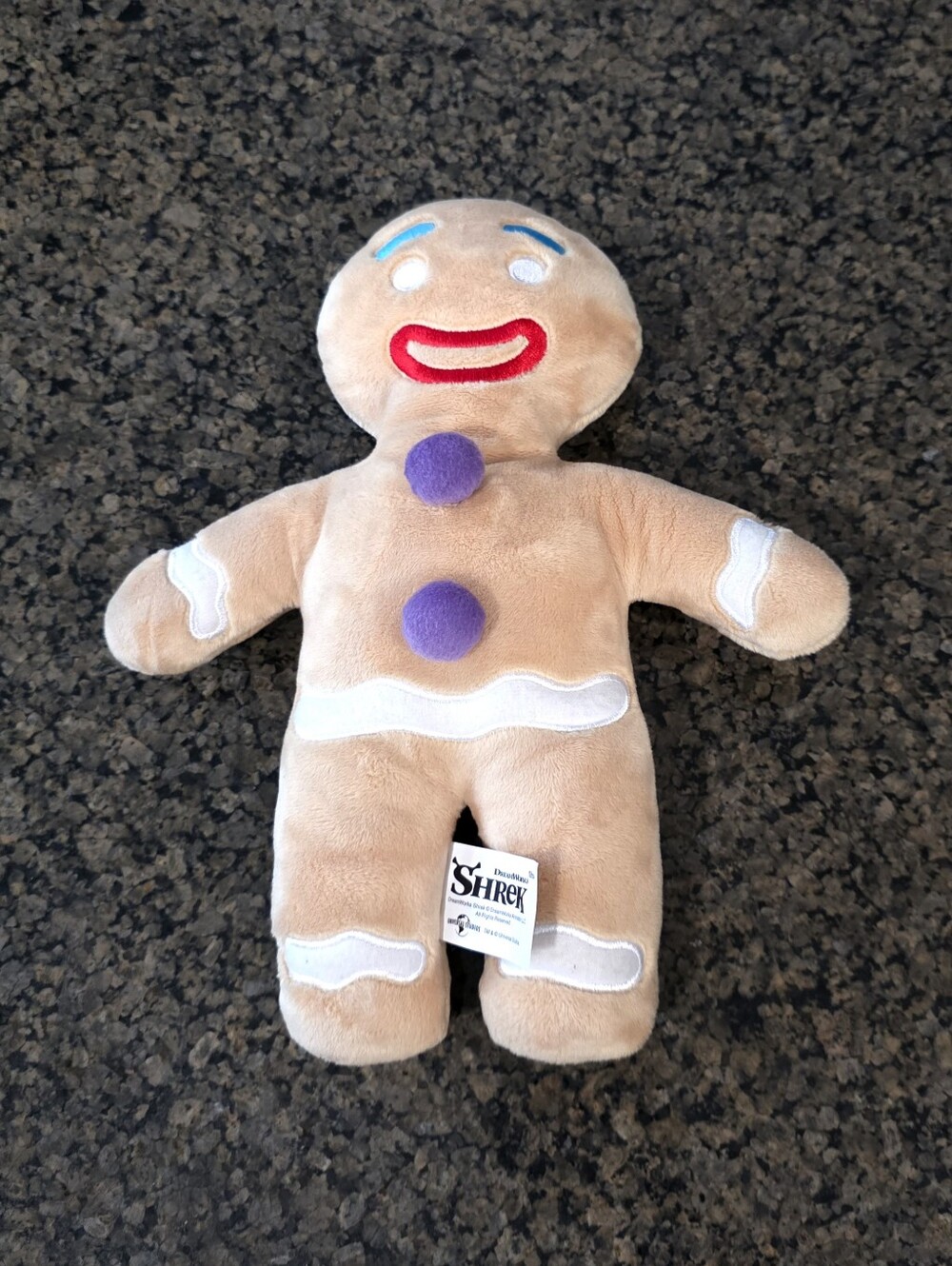 Universal Studios Plush Doll Shrek Gingerbread Man Gingy Dream Works rare